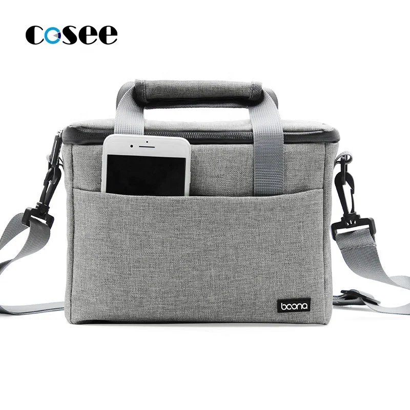 Amazon Basics Compact Camera Adjustable Shoulder Bag for Nikon Canon SLR/DSLR with Waterproof Rain Cover