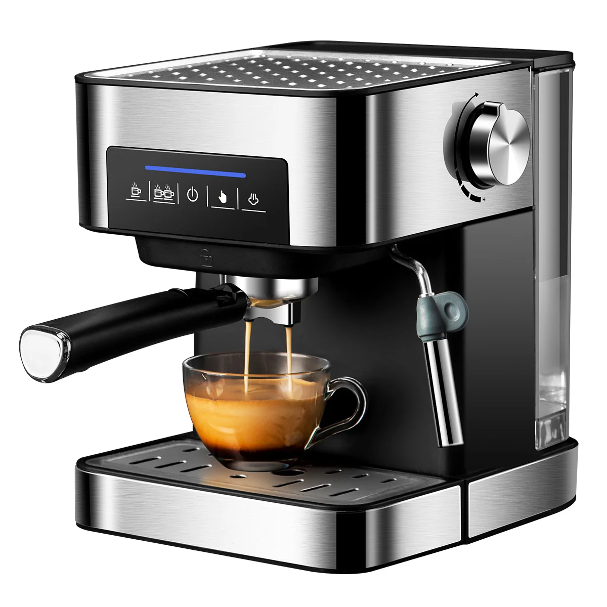  HOBASIS Coffee Machine Home Espresso 20 Bar with Steam and Milk Froth