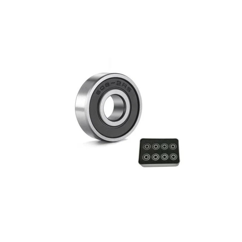 Подшипник для скейтборда из хромированной стали Gcr15 608/608-2rs/608-zz/608zz/608rs шарикоподшипник с глубоким пазом 8x22x7