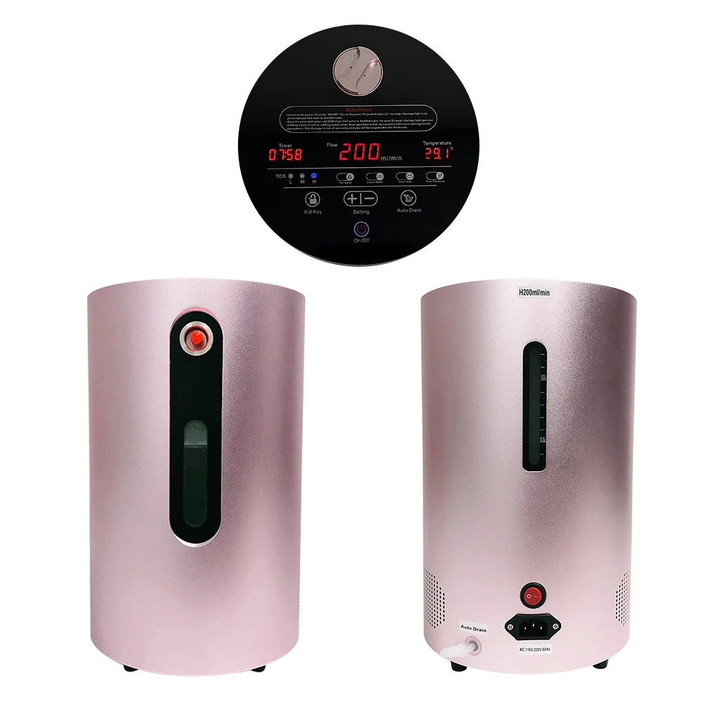 Suyzeko Wholesale Hydrogen Gas Generator SPE PEM Oxygen Hydrogen Gas Inhaler 200ml 300ml