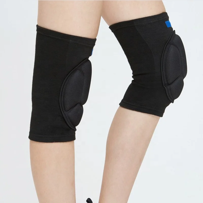 2024 Hot Sale Thick Soft Volleyball Sports Support Knee Pad Brace With Cushion Knee Pads For Basketball