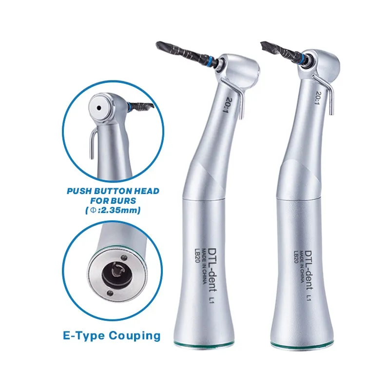 Dental handpiece contra angle 20:1 implant motor handpiece low speed hand piece dental implant