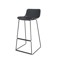 Huihong ODM sillas comedor 46*48*88cm white cheap modern counter stools iron chair bar stools with back