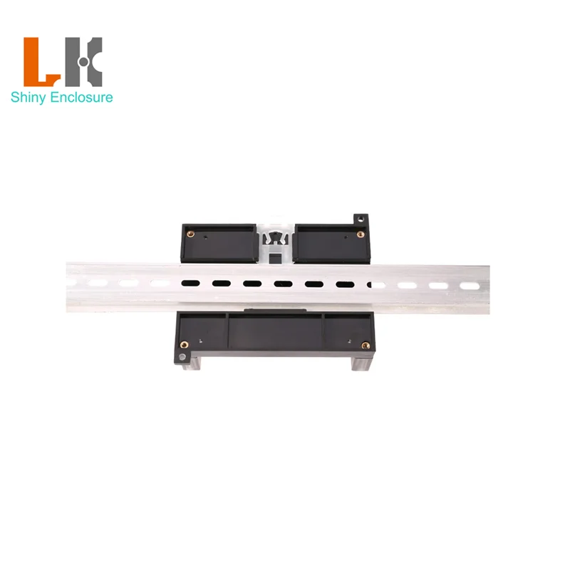 125*90*40mm Clear Cover Plastic Din Rail Plc Enclosure Equipment Housing
