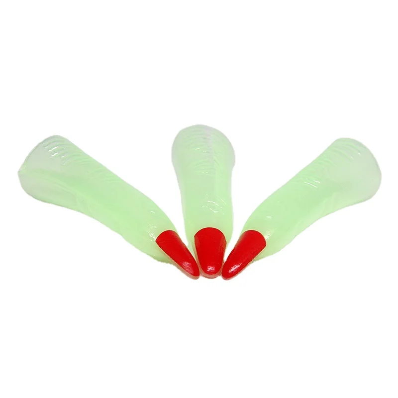 Пальцы-ведьмы светятся в темноте, имитация пальцев для детей, пальцевая указка, трюк или лечение, подарок на Хэллоуин, игрушки для вечеринки