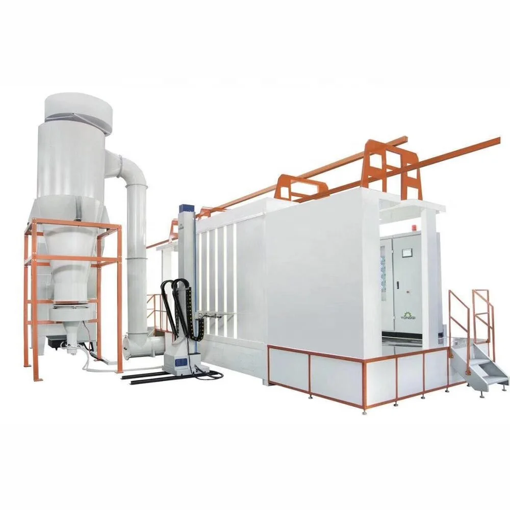 Fast Color Change PVC Cyclone Powder Coating Booth