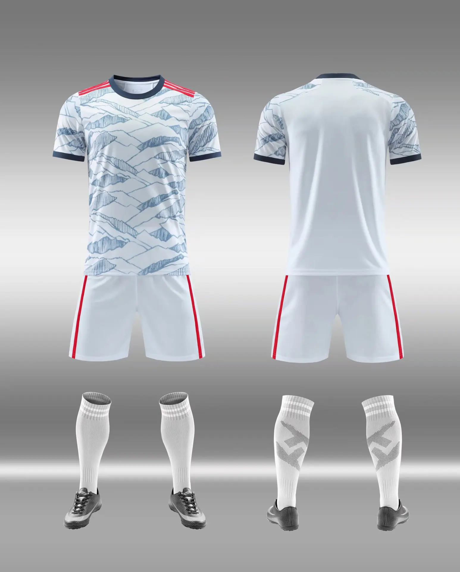 Custom Cheapest Retro Blank Nfl Football & Soccer Jerseys Set 2022 2023 Thailand Soccer Original Men T Shirt Uniform Soccer Wear