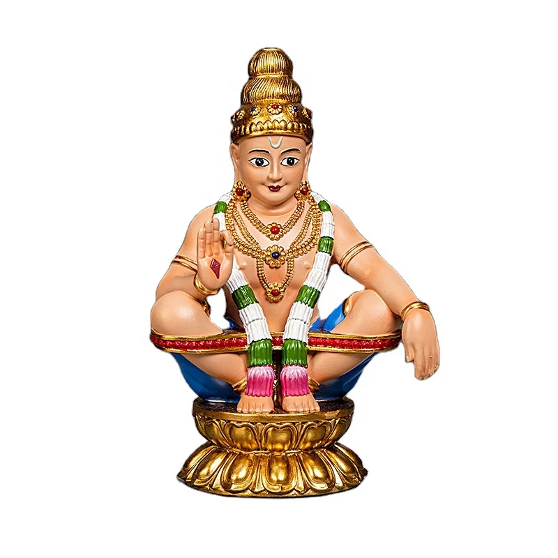 Hindu Gifts Hindu God Mold Polyresin Hindu God Ayyappa Statues