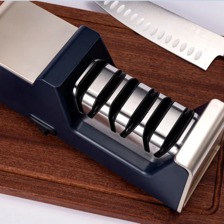Kitchen Appliance Multi-Angle Sharpening Tool 3-Stage Electric Knife Sharpener for ceramic knives