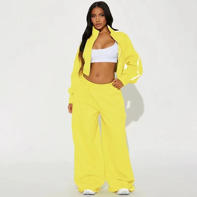 Новая мода уличная стрельба кардиган с длинными рукавами Топ slim fit спортивный костюм