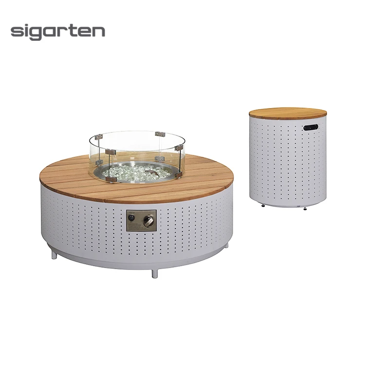 sigarten Outdoor Portable Durable Waterproof Fire Pit Protector Heavy Duty Polyester Round Fire Pit Cover