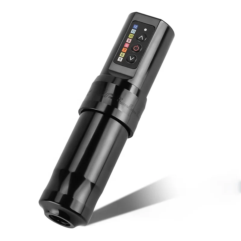 OEM Soldier Tattoo Machine Pen Wireless Tattoo Machine Kit Professional Tattoo Gun Set Black Electric Permanent Makeup Machine