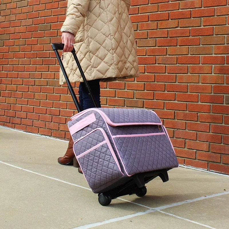  Custom Design Sewing Machine Storage Case Trolley Bag with