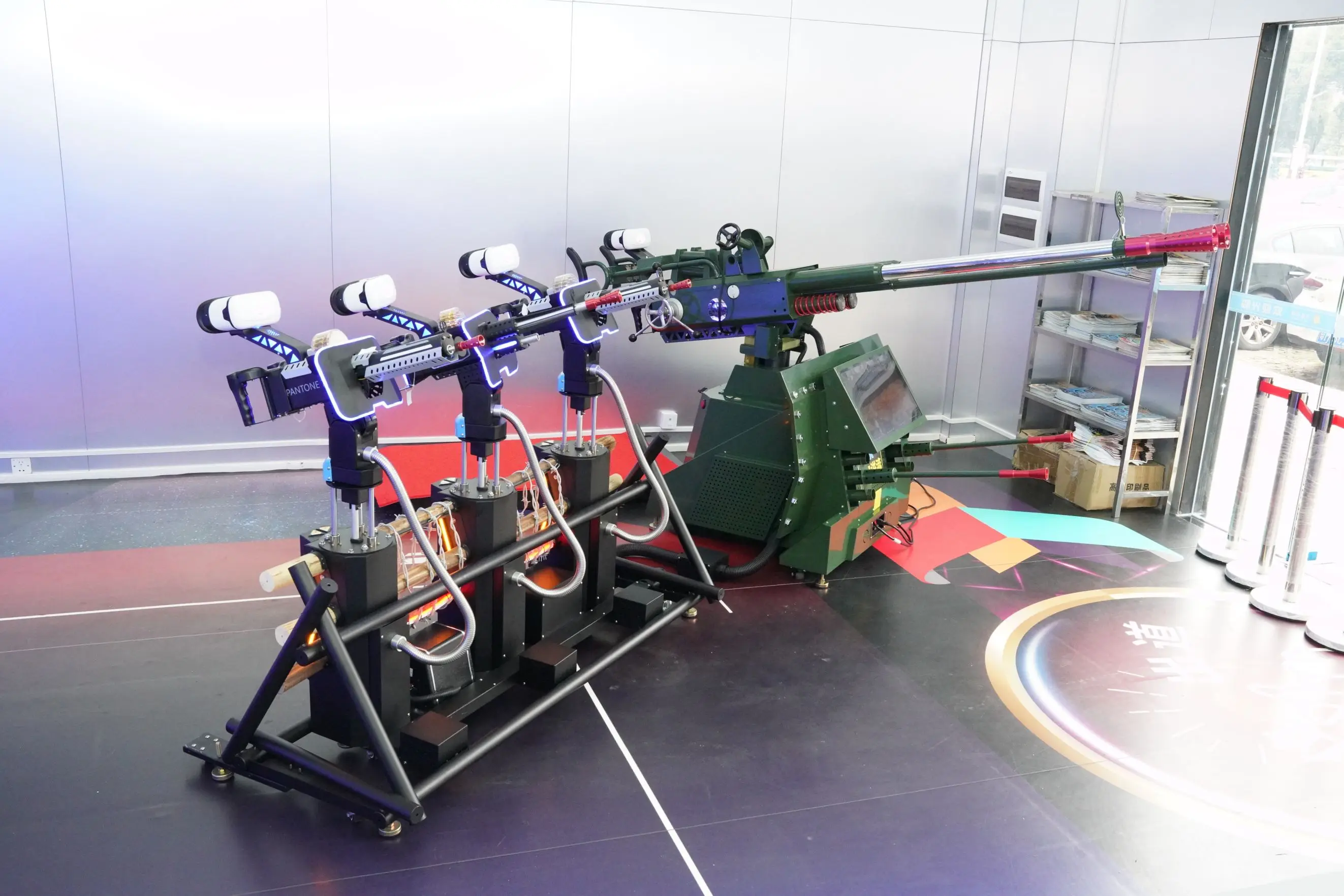Huatai VR 9D VR Shooting Arcade Game Machine AR/VR Commando Sniper 3 Shooting Equipment Simulator For Arcade Game Center