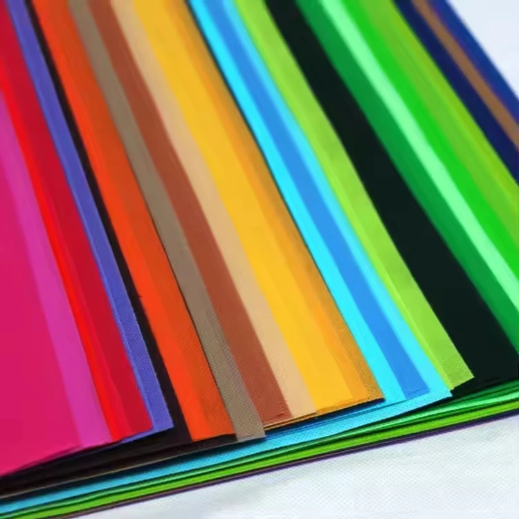 Factory Custom Eco-friendly Reusable Water Absorbent 100% PP Spunbond Non Woven Fabric For Nonwoven Bag