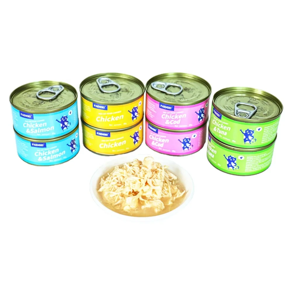 Healthy Natural Tuna + Chicken/Tuna + Beef/Tuna + Shrimp Wet Cat Food Canned