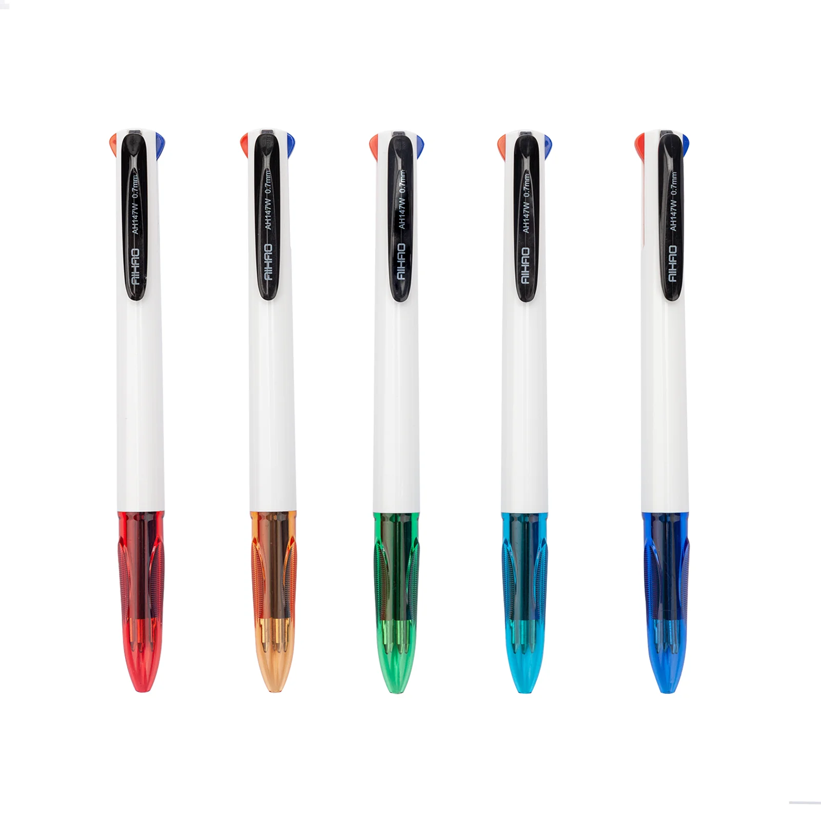Import Promotional School Supplies Cute Ink Ballpoint Logo Pen Without Clip With Logo Gel Filling Ballpoint Pens 2023