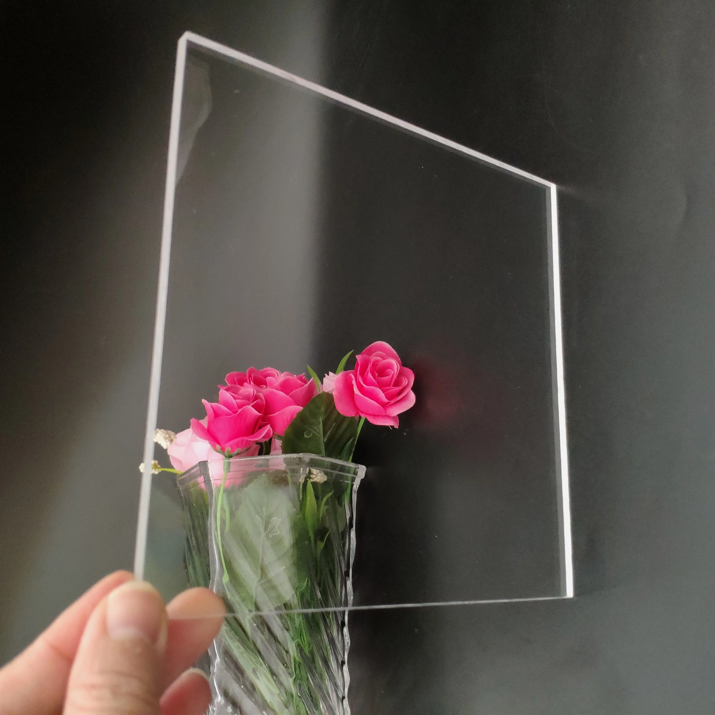 Manufacture 100% virgin  Optical Clear Transparent Pc Polycarbonate film/sheet 1mm cut to size
