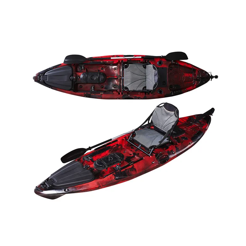 10 ft BIG Dace Pro single person for Fishing Surfing Cruising Plastic Roto-molded Rowing Boats Cool Kayak