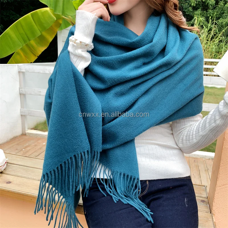 New neutral wind autumn and winter scarf 100% pure cashmere scarf winter couple fringe cashmere