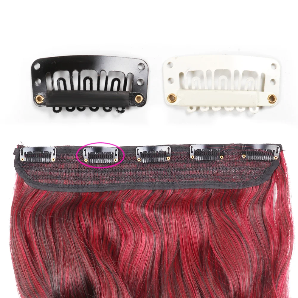 High Quality 2.8cm U shape Metal stainless steel Clip hair extension snap clips