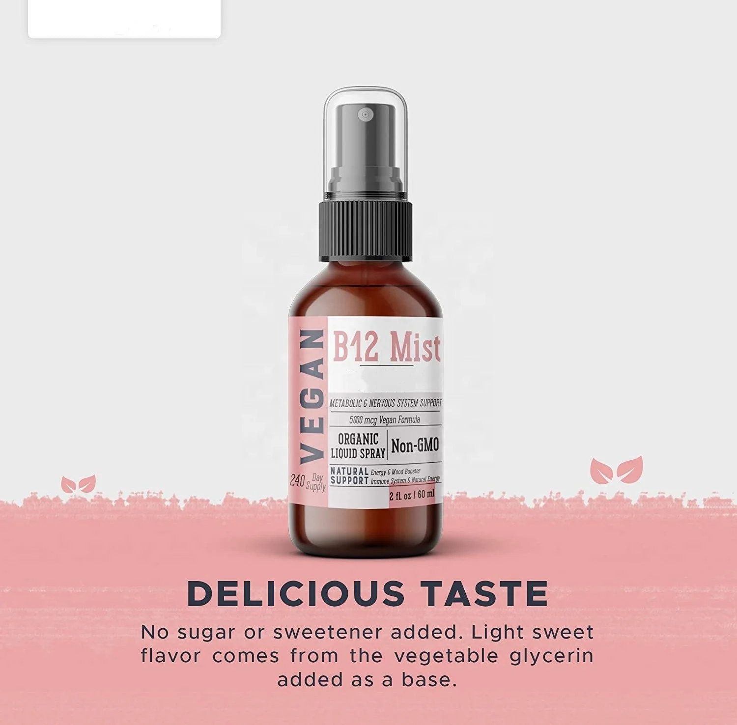 OEM Vitamin B12 Spray Supplement Vegan Boosts Energy and Mood 60ML