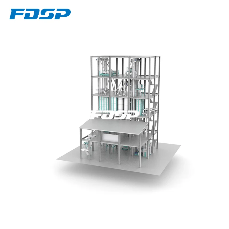 SZLH420 Series 8-15 t/h ruminants feed pellet production line