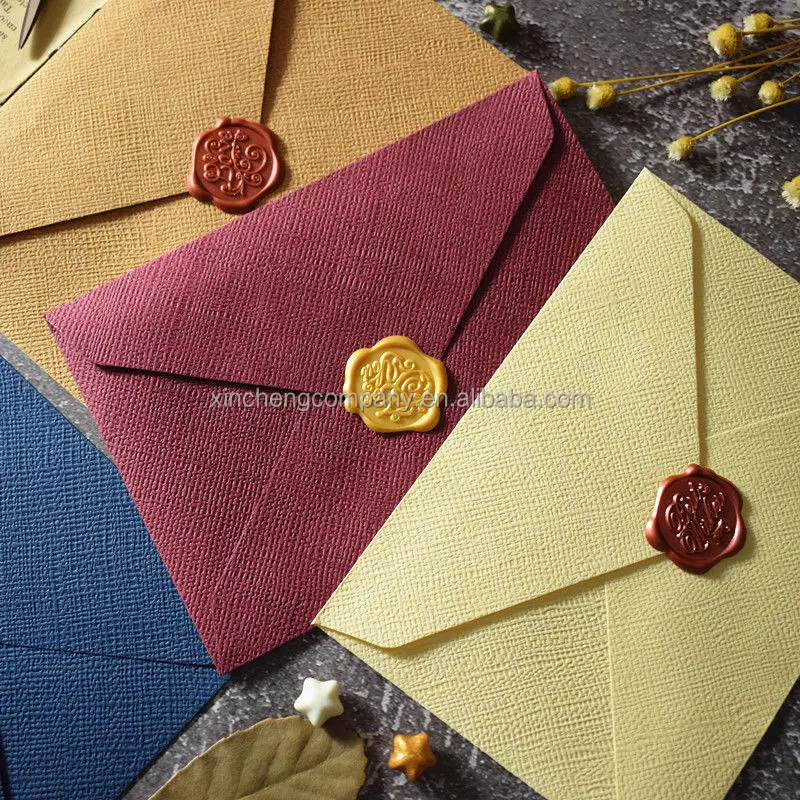 Custom Vintage Fashion Paper Envelopes Gift Card Invitation Birthday Business Letter Envelope