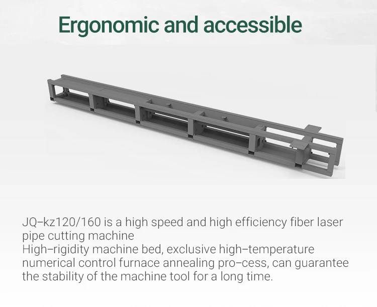 1500W 2000W  lazer tube cutting machine alloy steel rectangle tube pipe laser cutting machine