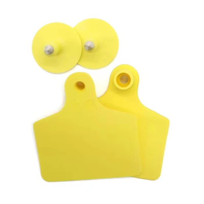 Split Spade Pig Sheep ear tags Large Supply Eartags Certificated TPU Ear tags for animals Tracking Farm Management