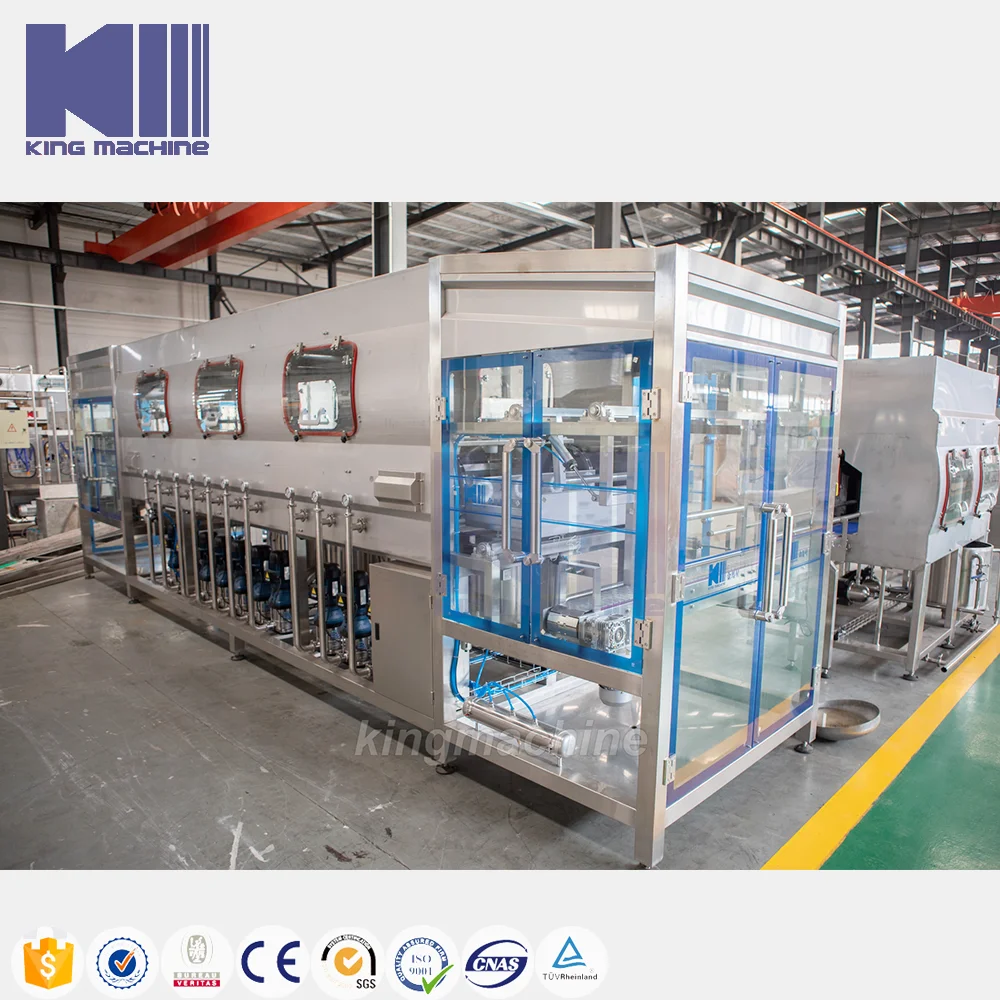 Turn-key Plastic Barreled 600BPH 20 Liter 5 Gallon Mineral Water Filling Bottling Machine