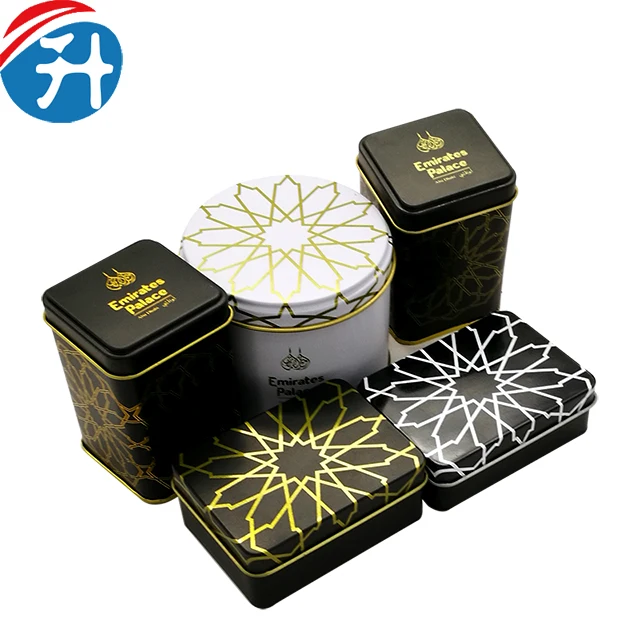 Sublimation Small Round Square Rectangle Set Metal Container Packaging Wholesale Tiny Tin Packaging Box Small Boxes