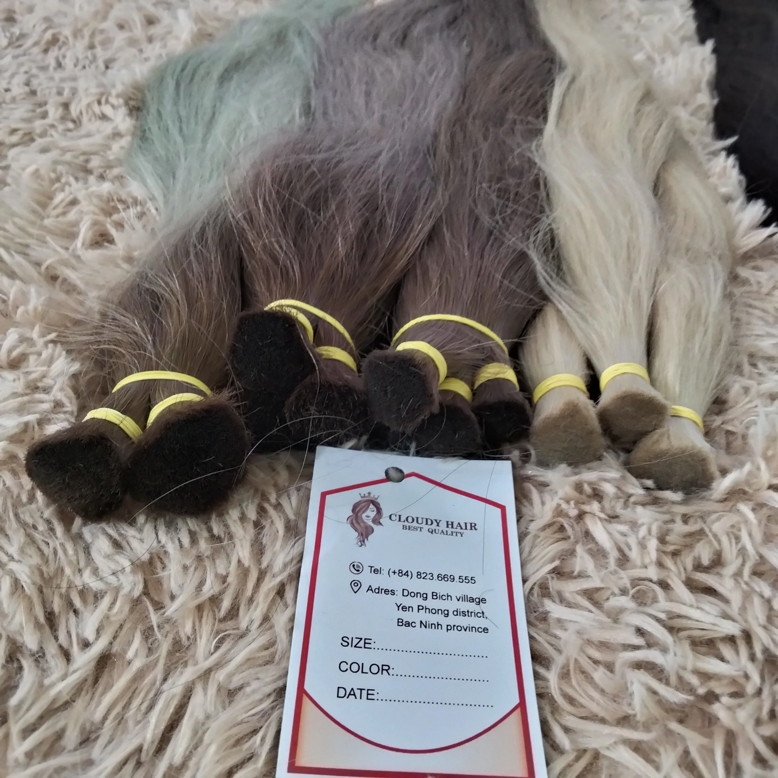 Оптовая продажа 100% вьетнамский человеческих волос навалом