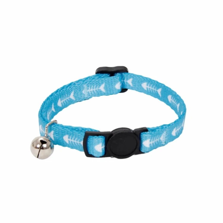 Нейлон милый кот щенки Воротник зоотоваров продукт регулируемый для Котенка Pet товары кошек воротники