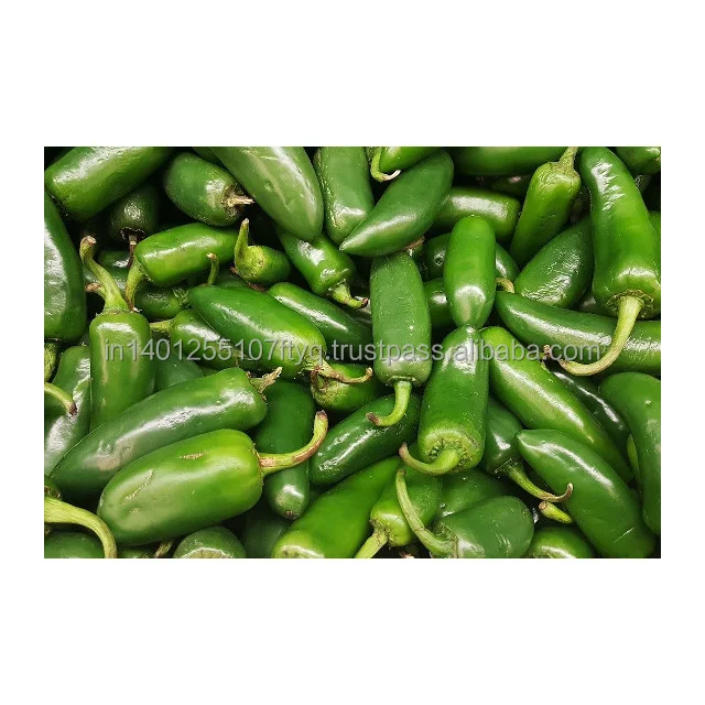 Технология IQF для Jalapenos весь ломтик вырезать оптом Замороженные овощи с Цена по прейскуранту завода-изготовителя зеленый