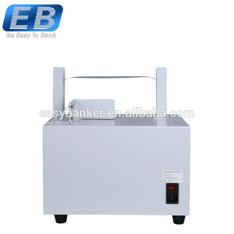JB-208 Automatic Small Strapping Machine Banknote Banding Money Wrapping Heat Sealing Paper Packaging Food CE Certified New