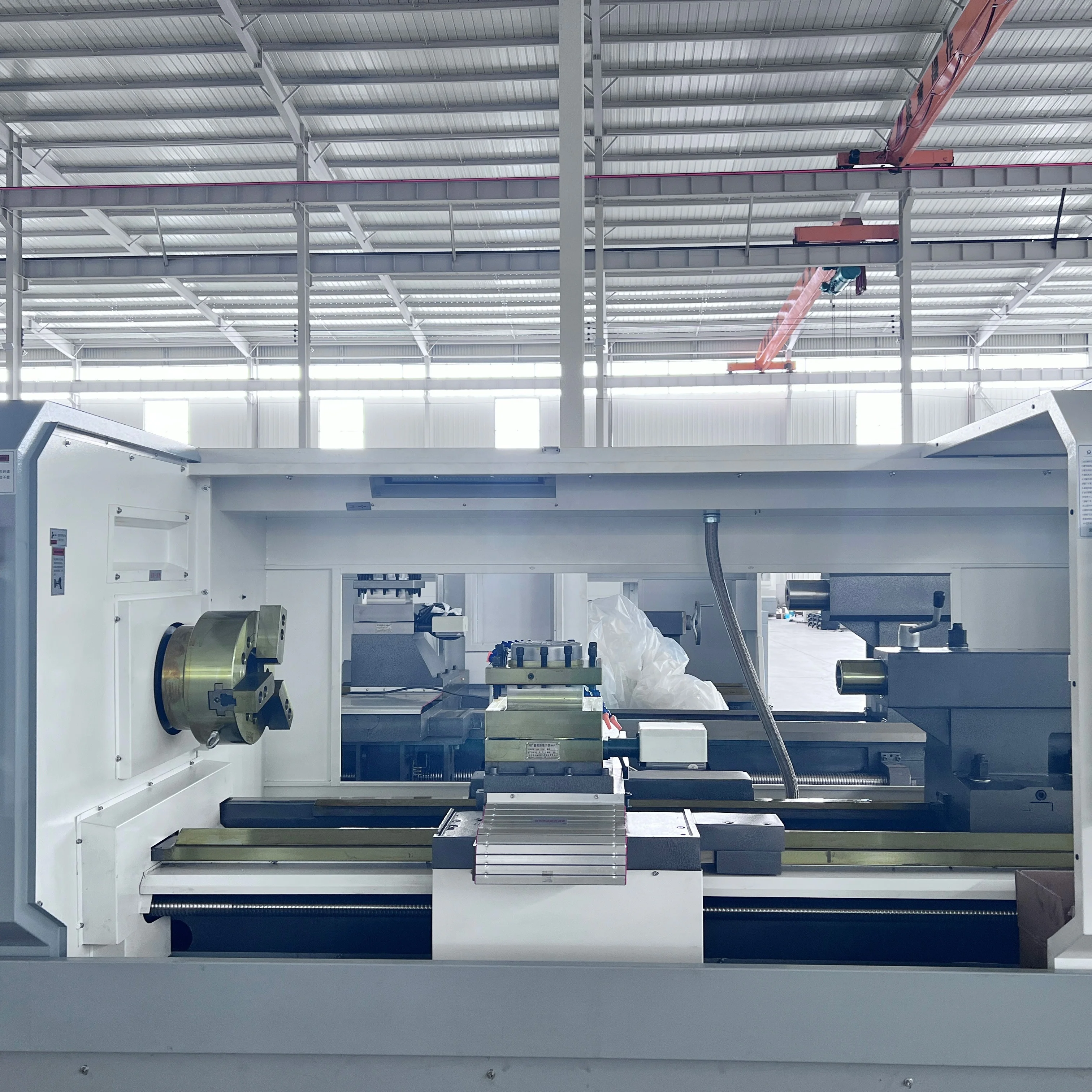 ck6150  ck6180 lathe cnc machining flat bed horizontal type turning metal lathe higher stability one-piece cnc lathe machine