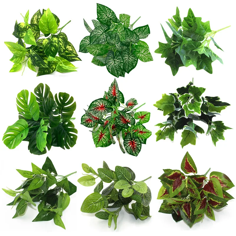 Yopin-2107 High Quality Faux Plant Wall Accessories Artificial Grass For Home Wall Decor