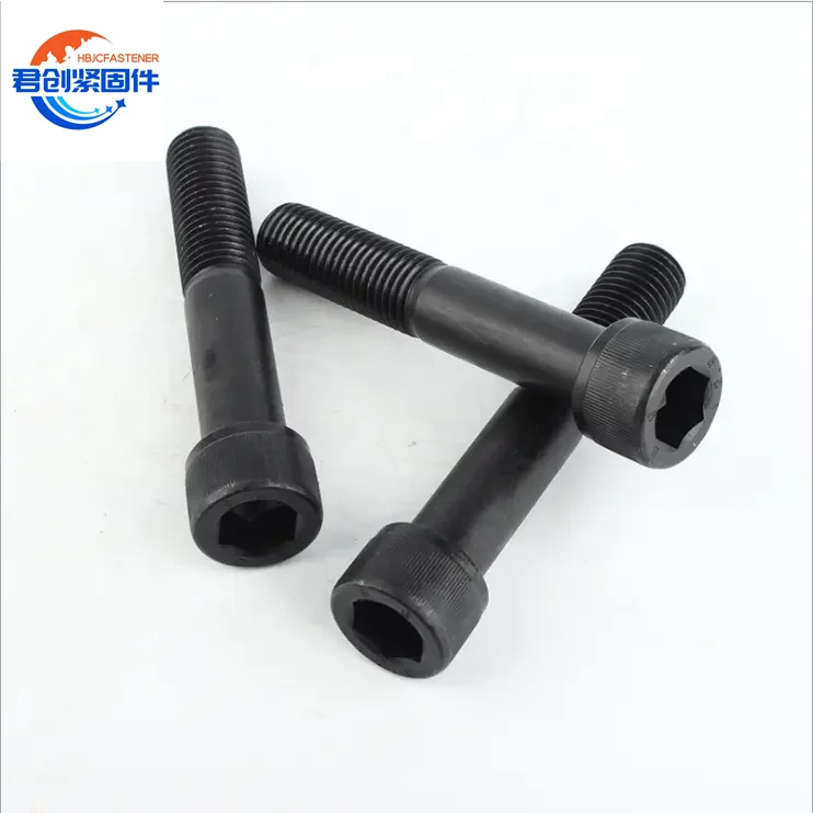 Fastening 12.9 Thread ISO Metric Inch Plain Zinc Black Stainless Steel DIN912 Hexagon Socket Head Cap Hexagon Socket Head Cap