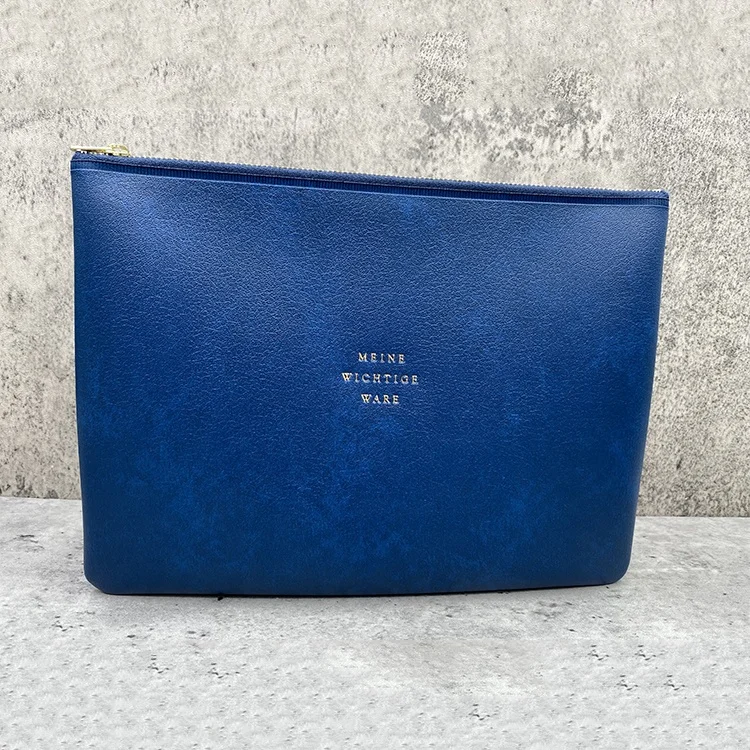 Wholesale custom logo Waterproof travel synthetic makeup toiletry bag zipper small pu leather cosmetic organizer bag