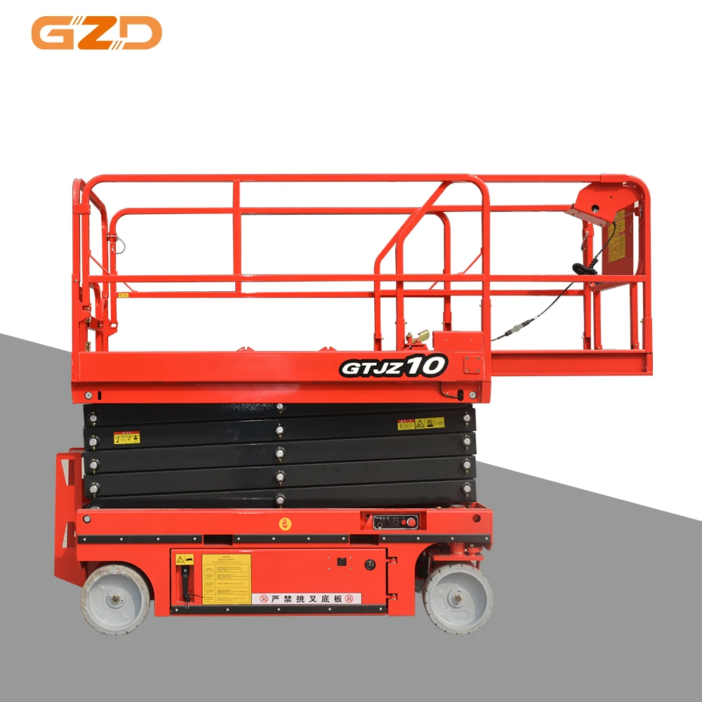 Automatic Scissor Lift Platform Hydraulic Elevator Mobile Elevator Aerial Work Car Electric Lift