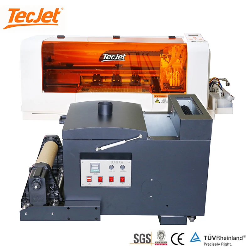 Commercial Multi-purpose Stir Auto Clean System Mini DTF Printers with Powder Shaking Machine for T-shirts Bags Sleeves