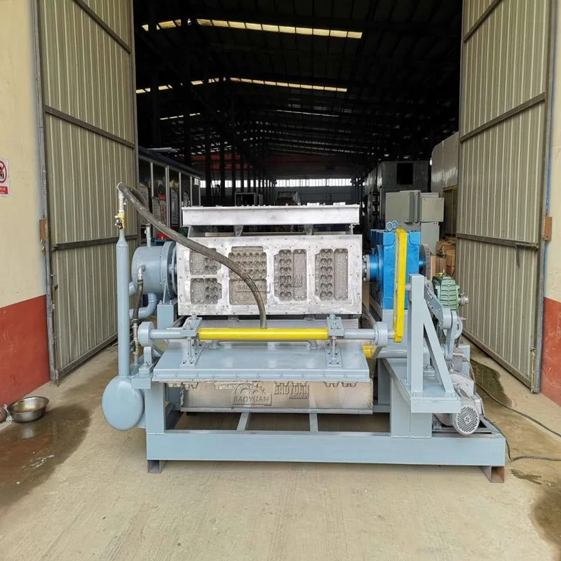 6000pcs/h Fully Automatic Pulp Paper Egg Tray Making Machine with Six Layers Metal Drying Line