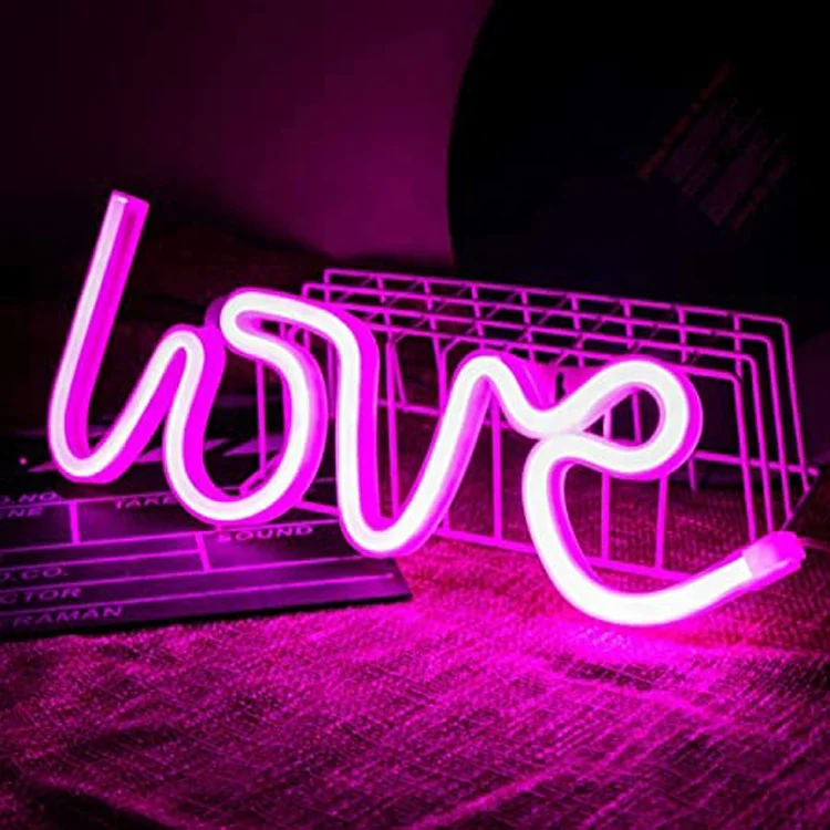 
Wholesale Good Price Girls Gift decorative Neon Light Sign Heart Love Signs Light 
