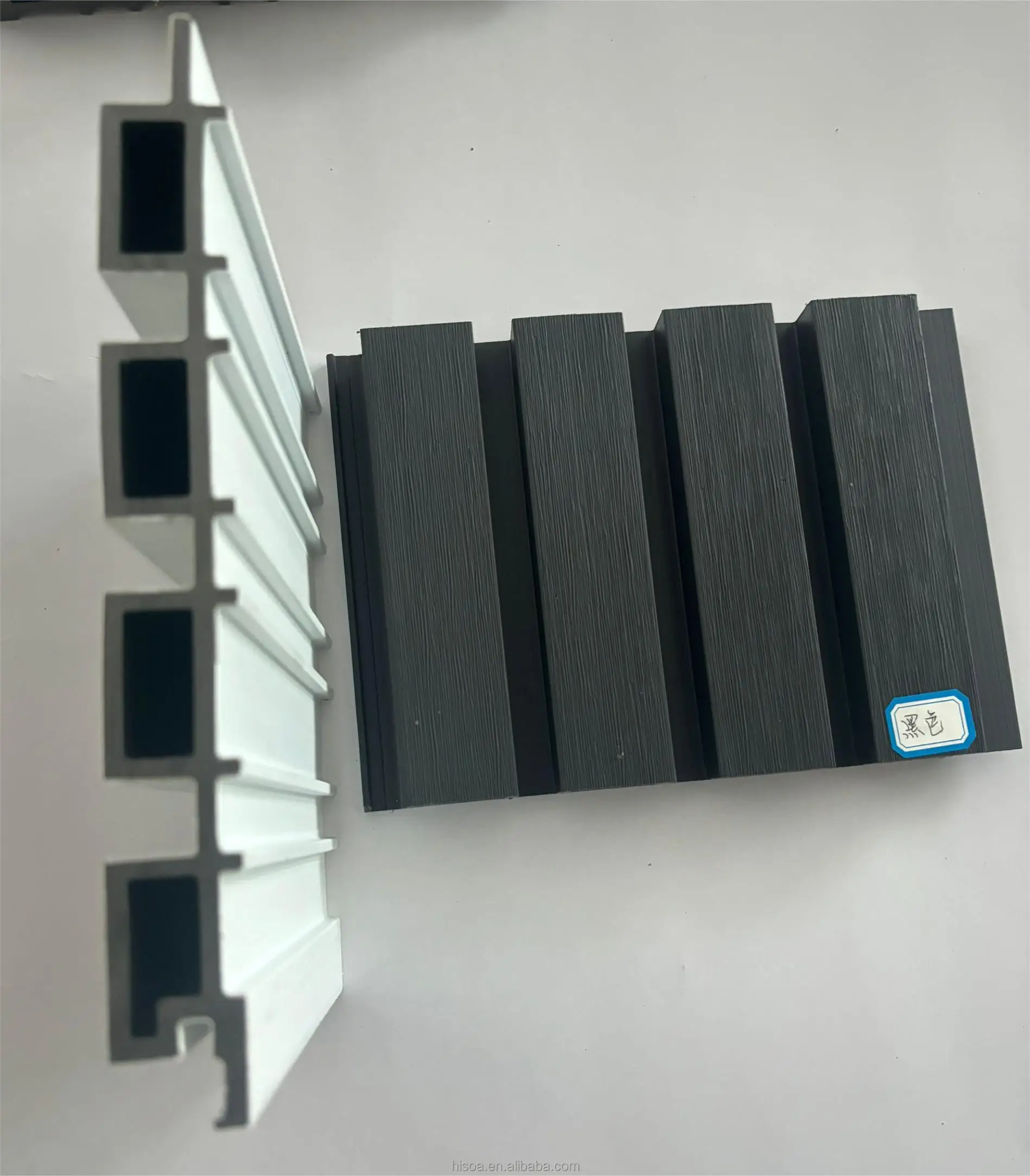 WPC Fluted Wall panel Durable Hot selling High quality wood plastic composite Outdoor Wall Panel waterproof