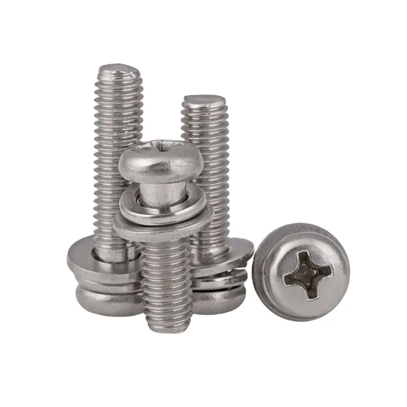 Hot Sale High Demand Screw Spring Flat Washer Cross Combination Round Head Car Screw