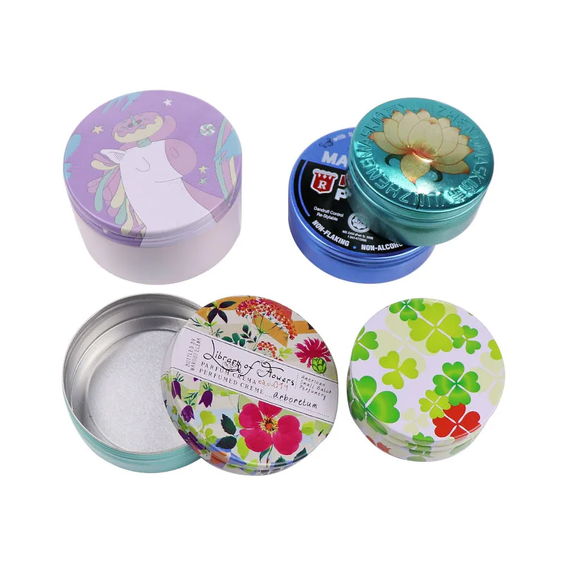 Wholesale 5g 10g 15g 30g 50g empty cosmetic empty metal jar with screw-type aluminum lid