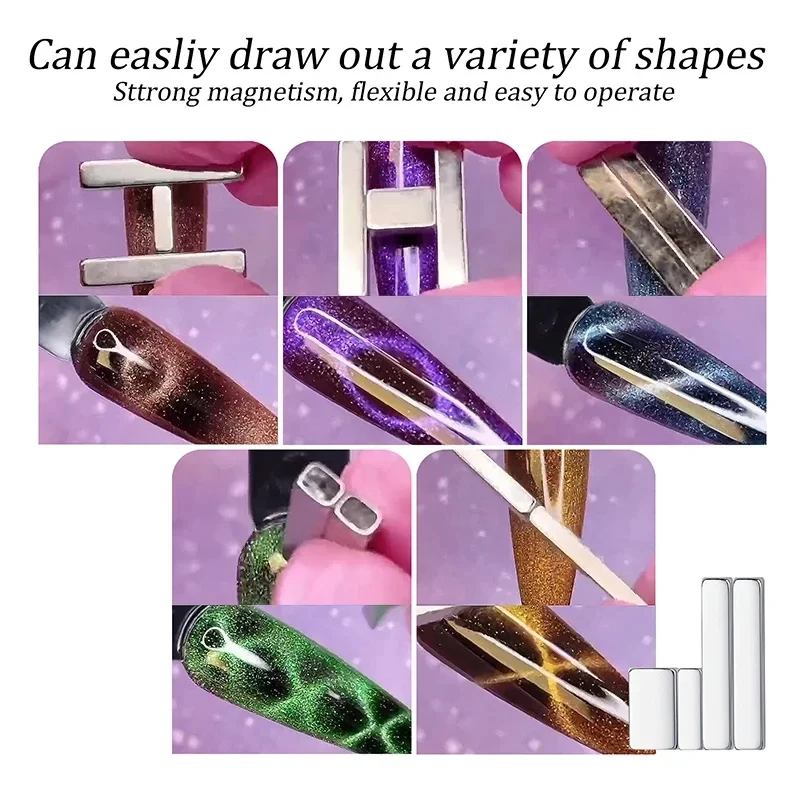 Cat Magnetic Stick 3D Effect Strong Plate for UV Gel Line Strip Multi-function Magnet Board Nail Art Tool