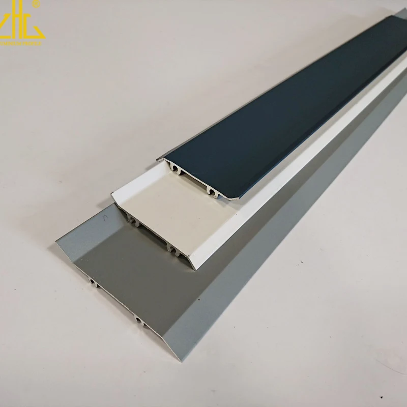 Powder Coating Wooden Grain Pergola Aluminium Shutter Profile Aluminum Louver Profile Factory Extrusion