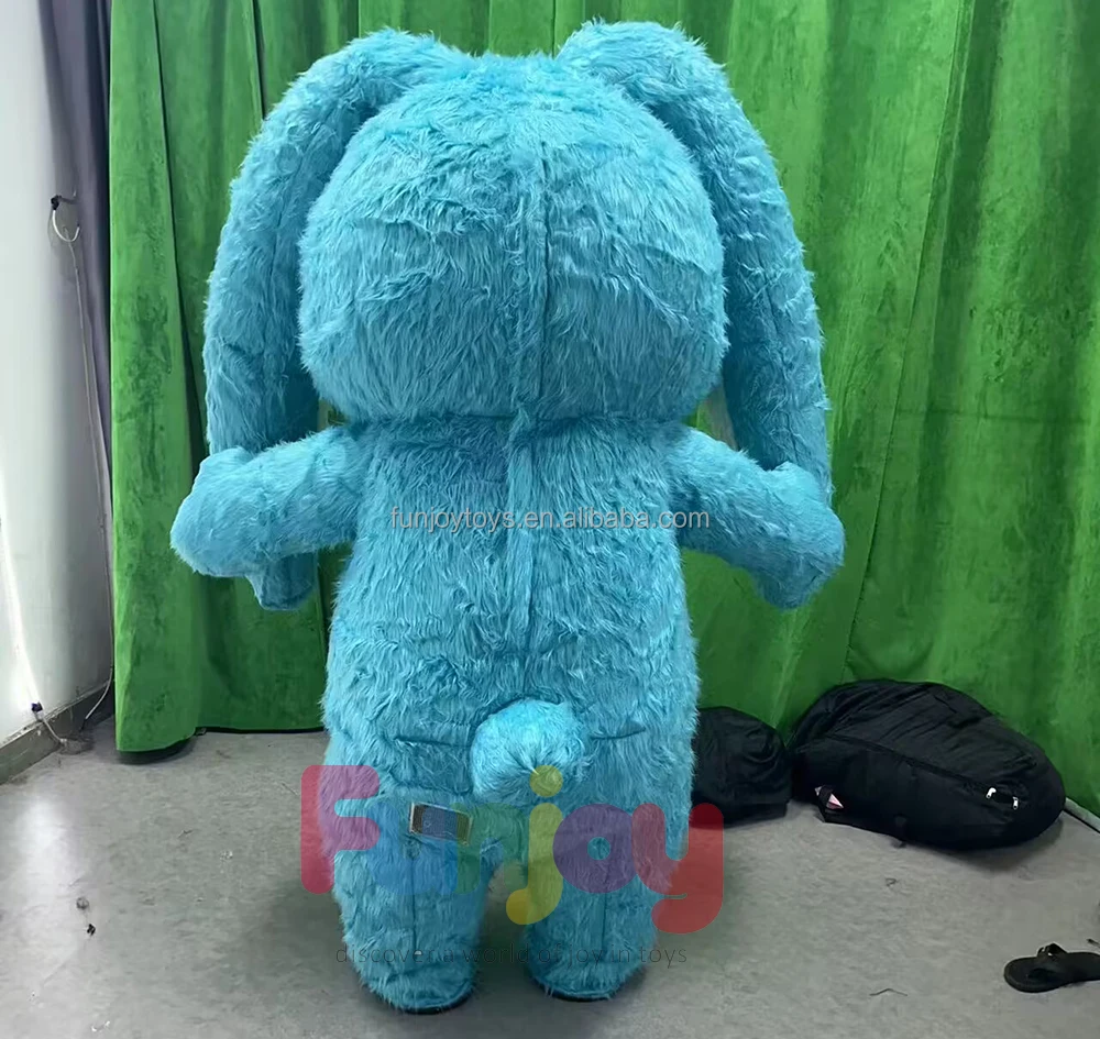 Inflatable Rabbit Mascot Adult Easter Bunny Anime Role Playing Set Party Set Animal No Battery